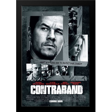 Contraband 28x36 Large Black Wood Framed Movie Poster Art Print