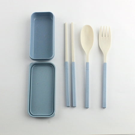 SUZY Flatware Set 5Pcs Eating Easy to Clean Useful Good Grip Chopsticks Fork Spoon Set
SUZY Flatware Set 5Pcs Eating Easy to Clean Useful Good Grip Chopsticks Fork Spoon Set