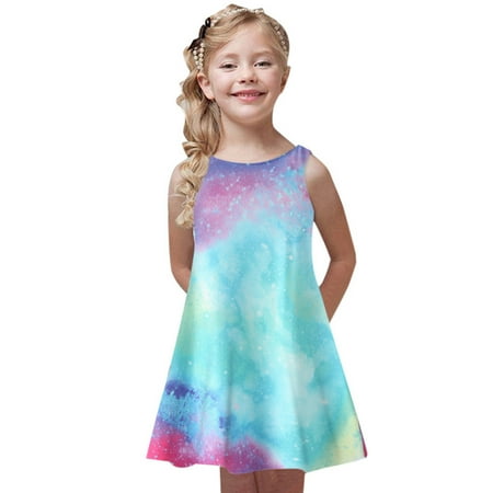 DNDKILG Baby Toddler Girls Print Sundress Sleeveless Dresses Summer Dress Blue 4T-8T 150
DNDKILG Baby Toddler Girls Print Sundress Sleeveless Dresses Summer Dress Blue 4T-8T 150