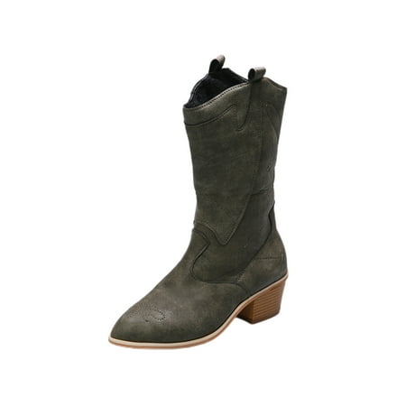 Ferndule Women Block Asdf Walking Retro Mid Calf Comfort Pointed Toe Western Cowgirl Boots Green 7
Ferndule Women Block Asdf Walking Retro Mid Calf Comfort Pointed Toe Western Cowgirl Boots Green 7