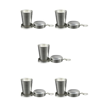 Redempion Durable Stainless Steel Water Flasks Travel Coffee Mug Portable Cup Water Coffee Outdoor Tea Tumbler Folding Bottle 75ml 5PCS
Redempion Durable Stainless Steel Water Flasks Travel Coffee Mug Portable Cup Water Coffee Outdoor Tea Tumbler Folding Bottle 75ml 5PCS