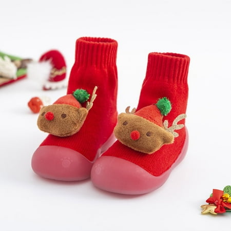 TALKVE Christmas Baby Toddler Boys Girls Cartoon Ears Floor Socks Non Slip Baby Step Shoes Socks
TALKVE Christmas Baby Toddler Boys Girls Cartoon Ears Floor Socks Non Slip Baby Step Shoes Socks