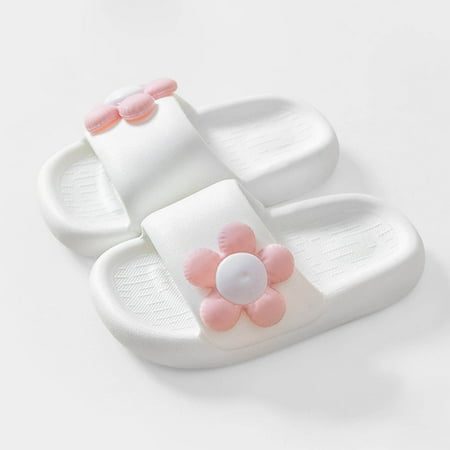 Dpityserensio Toddler Slippers Baby Girls Cute Cartoon Flower PVC Soft Non-slip Thick Bottom Outdoor Slippers White 6-7Years
Dpityserensio Toddler Slippers Baby Girls Cute Cartoon Flower PVC Soft Non-slip Thick Bottom Outdoor Slippers White 6-7Years