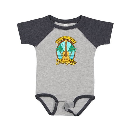 Inktastic Ukulele Hawaiian Muic Gift Gift Baby Boy or Baby Girl Bodysuit