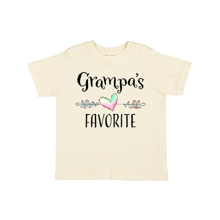 Inktastic Grampas Favorite- Heart Grandchild Gift Toddler Boy or Toddler Girl T-Shirt
Inktastic Grampas Favorite- Heart Grandchild Gift Toddler Boy or Toddler Girl T-Shirt