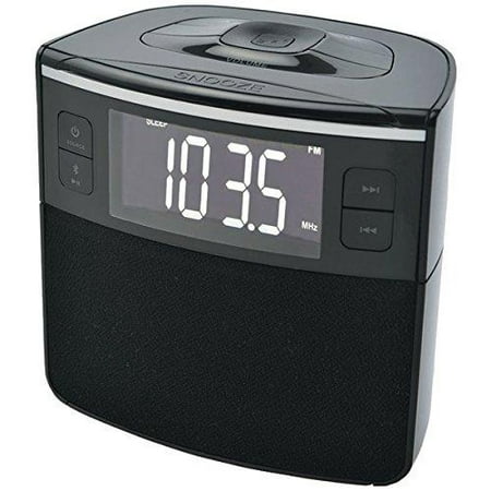 Sylvania Scr1986bt-as Bluetooth (r) Clock Radio With Auto-set Dual Alarm Clock & Usb Charging