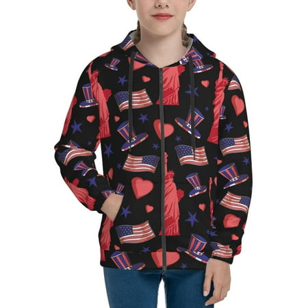 Hoodies for Women Flag heart USA Print Long Sleeve Sweatshirt Drawstring Zip Up Hoodie with Pockets Teen Girl Clothes
Hoodies for Women Flag heart USA Print Long Sleeve Sweatshirt Drawstring Zip Up Hoodie with Pockets Teen Girl Clothes
