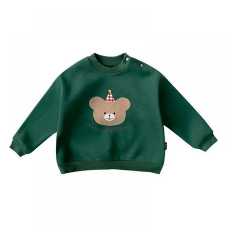 Toddler Infant Baby Girl Boy Christmas Outfit Button Down Funny Bear Print Crewneck Long Sleeve Sweatshirt Pullover Fall Winter Clothes Best Gift
Toddler Infant Baby Girl Boy Christmas Outfit Button Down Funny Bear Print Crewneck Long Sleeve Sweatshirt Pullover Fall Winter Clothes Best Gift