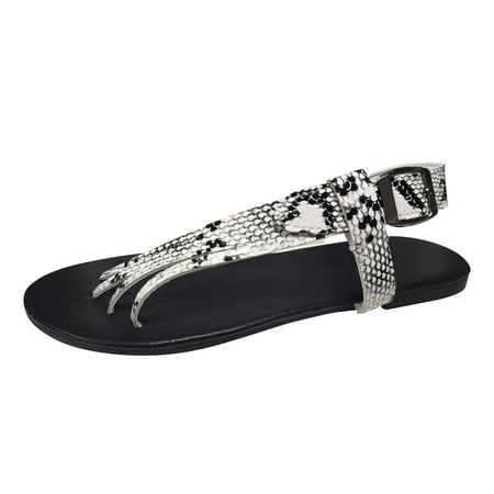 Womens Sandals Ladies Fashion Transparent Leather Snake Print Clip Toe Casual Flat Sandals Women S Sandals Pu Black 38
Womens Sandals Ladies Fashion Transparent Leather Snake Print Clip Toe Casual Flat Sandals Women S Sandals Pu Black 38