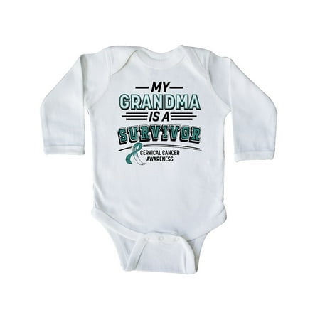 Inktastic My Grandma is a Survivor Cervical Cancer Awareness Gift Baby Boy or Baby Girl Long Sleeve Bodysuit
Inktastic My Grandma is a Survivor Cervical Cancer Awareness Gift Baby Boy or Baby Girl Long Sleeve Bodysuit