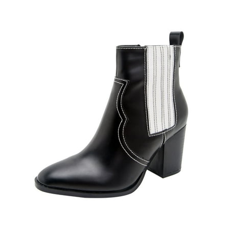 Juebong Fashion Chunky Ankle Boots for Women Chain Punk Gothic Boots Vintage Y2K Dress Booties Black 6
Juebong Fashion Chunky Ankle Boots for Women Chain Punk Gothic Boots Vintage Y2K Dress Booties Black 6