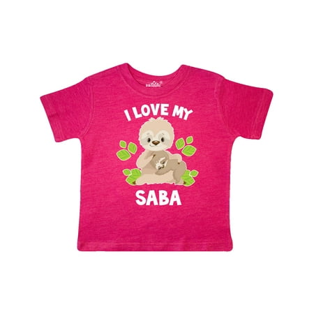 Inktastic Cute Sloth I Love My Saba with Green Leaves Gift Toddler Boy or Toddler Girl T-Shirt
Inktastic Cute Sloth I Love My Saba with Green Leaves Gift Toddler Boy or Toddler Girl T-Shirt