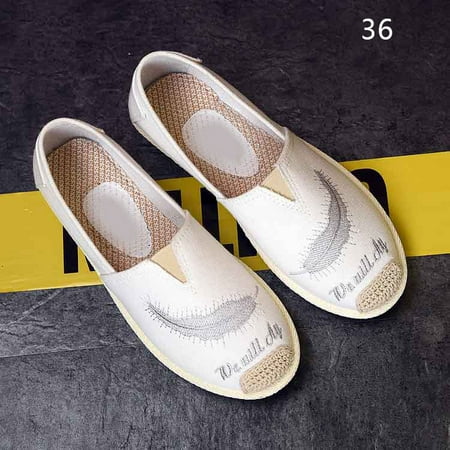 Women Canvas Slip-On Shoes Breathable Durable Anti-slip Loafers for Summer Women Summer Canvas Slip-On Shoes Breathable Anti-slip Shoes Loafers Durable 36
Women Canvas Slip-On Shoes Breathable Durable Anti-slip Loafers for Summer Women Summer Canvas Slip-On Shoes Breathable Anti-slip Shoes Loafers Durable 36
