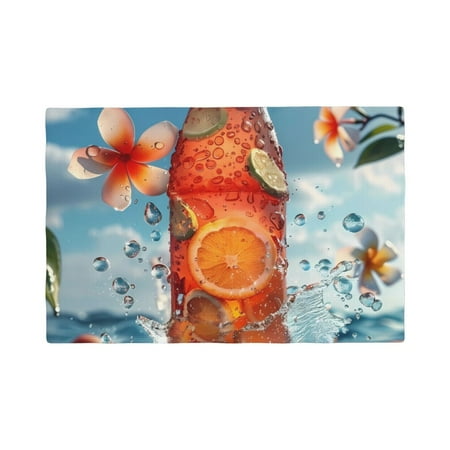Table Placemats Set of 6 - Refreshing Citrus Splash 12x18 In Faux Linen Double Heat Resistant Place Mats Cloth Indoor/Outdoor Placemats Washable Table Mats for Dining Kitchen Party
Table Placemats Set of 6 - Refreshing Citrus Splash 12x18 In Faux Linen Double Heat Resistant Place Mats Cloth Indoor/Outdoor Placemats Washable Table Mats for Dining Kitchen Party