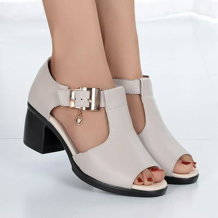 1 Pair Women s Summer Diamond Fish Mouth Buckle Thick Heel Shoes Casual Sandals Size 38
1 Pair Women s Summer Diamond Fish Mouth Buckle Thick Heel Shoes Casual Sandals Size 38