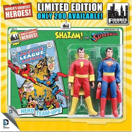 Superman & Shazam Retro Action Figures DC
