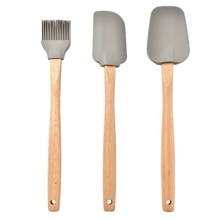 3 Pcs Multifunctional Wooden Handle Silicone Baking Set Cake Cream Scrapers (Khaki)
3 Pcs Multifunctional Wooden Handle Silicone Baking Set Cake Cream Scrapers (Khaki)