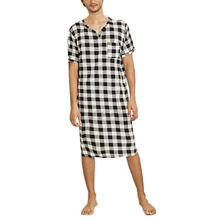 Mens Lattice Short Sleeve V Neck Top Shirt Nightshirt Sleepwear Casual Home Wear
Mens Lattice Short Sleeve V Neck Top Shirt Nightshirt Sleepwear Casual Home Wear