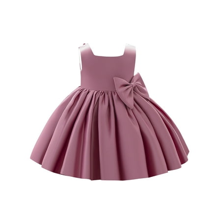 Caitzr Baby Girls Formal Princess Dress Solid Color Sleeveless Square Collar Big Hem One-piece
Caitzr Baby Girls Formal Princess Dress Solid Color Sleeveless Square Collar Big Hem One-piece