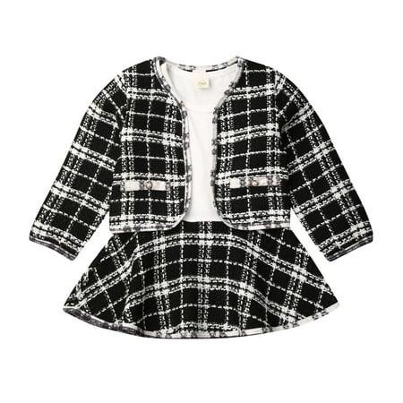 Toddler Baby Girl Plaid Skirt Set Long Sleeve Jacket Coat Tops Party Dress Tutu Skirt
Toddler Baby Girl Plaid Skirt Set Long Sleeve Jacket Coat Tops Party Dress Tutu Skirt