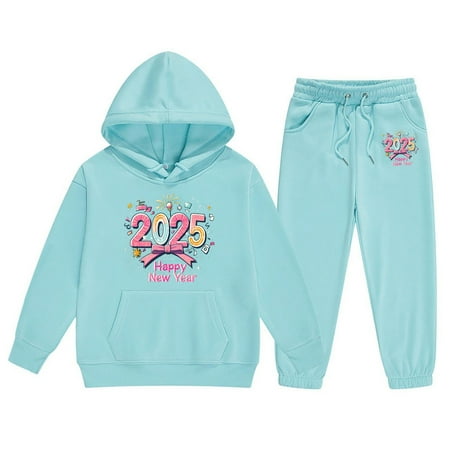 WEAIXIMIUNG 2025 New Year Girls clothes Set - Letter Printing Girls Pullover Hoodie & Girls Loose Pants - Outfit for Toddler Girls 3 140
WEAIXIMIUNG 2025 New Year Girls clothes Set - Letter Printing Girls Pullover Hoodie & Girls Loose Pants - Outfit for Toddler Girls 3 140