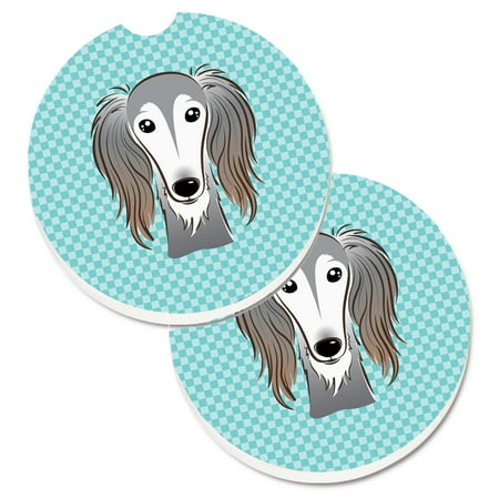 Carolines Treasures BB1167CARC Checkerboard Blue Saluki Set of 2 Cup Holder Car Coaster
Carolines Treasures BB1167CARC Checkerboard Blue Saluki Set of 2 Cup Holder Car Coaster