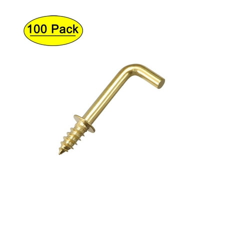 Uxcell 0.8 Screw Eye Hooks Self Tapping Screws Screw-in Hanger Hooks Golden 100 Pack
Uxcell 0.8 Screw Eye Hooks Self Tapping Screws Screw-in Hanger Hooks Golden 100 Pack