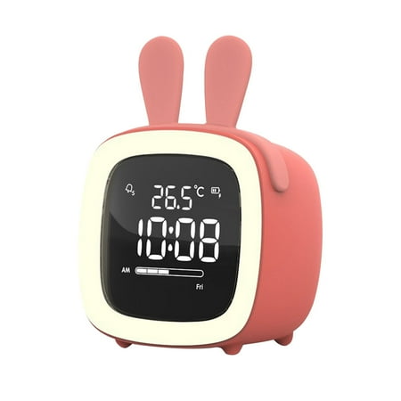 Cartoon Mini Alarm Clock Student Silent Bedroom Night Light Kids Digital Lighting Table Lamp Type 2
Cartoon Mini Alarm Clock Student Silent Bedroom Night Light Kids Digital Lighting Table Lamp Type 2