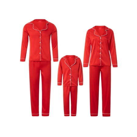 Thaisu Matching Family Pajamas Long Sleeve Sleepwear Satin Button Down Loungewear Pjs Set
Thaisu Matching Family Pajamas Long Sleeve Sleepwear Satin Button Down Loungewear Pjs Set