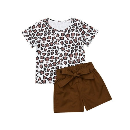Bebiullo Newborn Baby Girl Leopard Printing T-Shirt Tops Ruffle Bowknot Shorts Kids Short Sleeve Outfit Clothes Set
Bebiullo Newborn Baby Girl Leopard Printing T-Shirt Tops Ruffle Bowknot Shorts Kids Short Sleeve Outfit Clothes Set