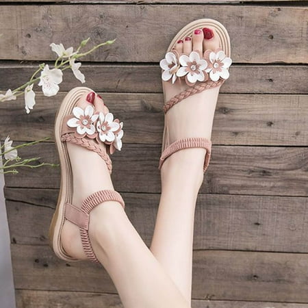 LWVITH Women Summer Sandals Bohemia Beach Flat Sandals Open Toe Ankle Flower Gladiator Shoes Casual Flower Comfortable Slip on Sandals Sale Clearance(Brown, 7.5)
LWVITH Women Summer Sandals Bohemia Beach Flat Sandals Open Toe Ankle Flower Gladiator Shoes Casual Flower Comfortable Slip on Sandals Sale Clearance(Brown, 7.5)