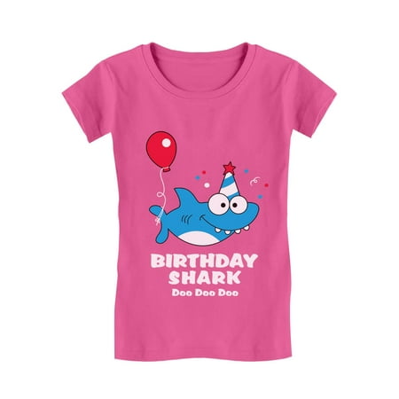 Birthday Girl Shark Shirt Funny Birthday Gift Infant Girls Fitted T-Shirt 5T Wow pink
Birthday Girl Shark Shirt Funny Birthday Gift Infant Girls Fitted T-Shirt 5T Wow pink