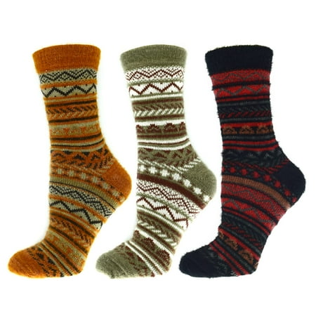 TSoduce Winter Wool Socks for Women Vintage Warm Thick Cozy Rabbit Wool Thermal Boot Crew Hiking Ladies Socks Pack 3 Pairs (Group B)
TSoduce Winter Wool Socks for Women Vintage Warm Thick Cozy Rabbit Wool Thermal Boot Crew Hiking Ladies Socks Pack 3 Pairs (Group B)