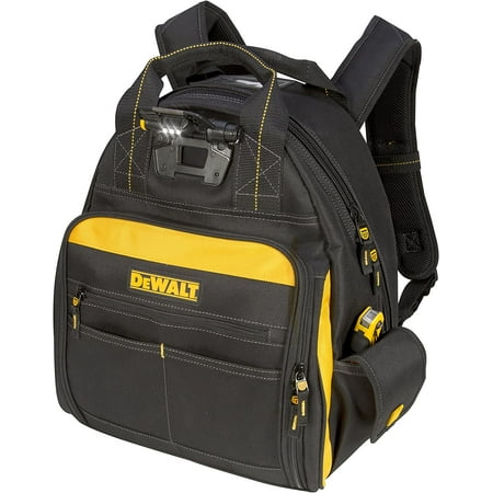 DEWALT DGL523 Lighted Tool Backpack Bag 57-Pockets