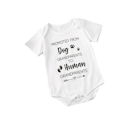 Calsunbaby Infant Baby Boys Girls Summer Casual Romper White Short Sleeve Round Neck Letter Print Jumpsuit
Calsunbaby Infant Baby Boys Girls Summer Casual Romper White Short Sleeve Round Neck Letter Print Jumpsuit