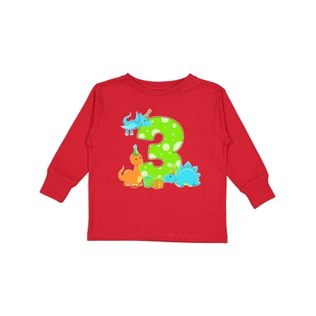 Inktastic Dinosaur Party-Third Birthday Gift Toddler Boy or Toddler Girl Long Sleeve T-Shirt
Inktastic Dinosaur Party-Third Birthday Gift Toddler Boy or Toddler Girl Long Sleeve T-Shirt