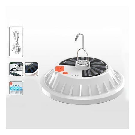 Solar LED Bulbs UFO Shaped USB Rechargeable Night Work Light For Camping Outdoor LED light TANGNADE
Solar LED Bulbs UFO Shaped USB Rechargeable Night Work Light For Camping Outdoor LED light TANGNADE