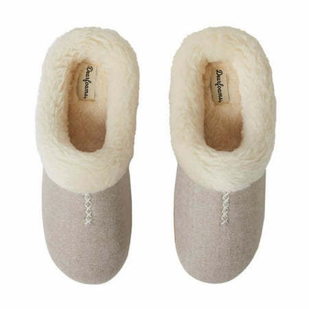 Dearfoams Women s Size Medium (7/8) Memory Foam Faux Fur Slippers Beige NEW ships without box
Dearfoams Women s Size Medium (7/8) Memory Foam Faux Fur Slippers Beige NEW ships without box