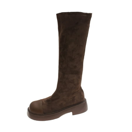Boots for Women Fashion All-match Thick-soled Round Toe Boots Women s Plush Surface Stitching Boots
Boots for Women Fashion All-match Thick-soled Round Toe Boots Women s Plush Surface Stitching Boots