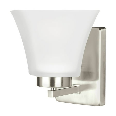 One Light Wall Sconce Brushed Nickel Incandescent Bailey Street Home 73-Bel-1795687
One Light Wall Sconce Brushed Nickel Incandescent Bailey Street Home 73-Bel-1795687