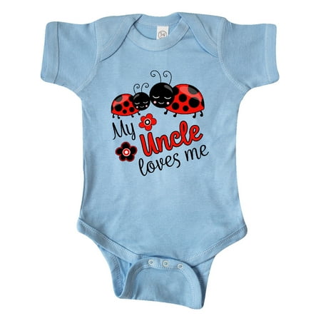 Inktastic My Uncle Loves Me with Cute Ladybugs Gift Baby Boy or Baby Girl Bodysuit 
Inktastic My Uncle Loves Me with Cute Ladybugs Gift Baby Boy or Baby Girl Bodysuit