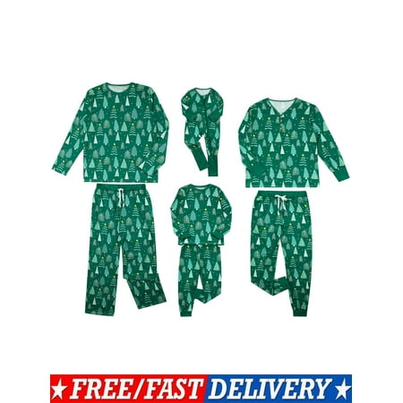 Family Matching Christmas Sleepwear Xmas Tree Print Long-Sleeved Tops Trousers/One-Piece Jumpsuit
Family Matching Christmas Sleepwear Xmas Tree Print Long-Sleeved Tops Trousers/One-Piece Jumpsuit