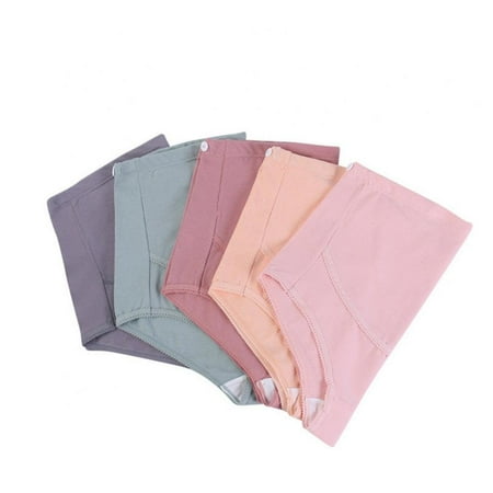 Maternity Underwear Panties Womens Over Bump Adjustable Soft Cotton Maternity & Nursing Briefs 5 Pack
Maternity Underwear Panties Womens Over Bump Adjustable Soft Cotton Maternity & Nursing Briefs 5 Pack