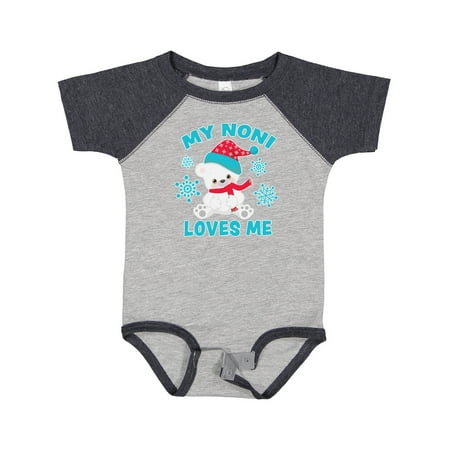 Inktastic Polar Bear My Noni Loves Me in Santa Hat with Snowflakes Gift Baby Boy or Baby Girl Bodysuit
Inktastic Polar Bear My Noni Loves Me in Santa Hat with Snowflakes Gift Baby Boy or Baby Girl Bodysuit
