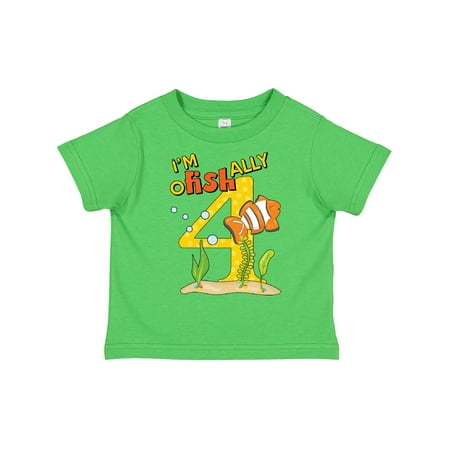 Inktastic I m O-Fish-Ally Four Cute Clownfish Fourth Birthday Gift Toddler Boy or Toddler Girl T-Shirt
Inktastic I m O-Fish-Ally Four Cute Clownfish Fourth Birthday Gift Toddler Boy or Toddler Girl T-Shirt