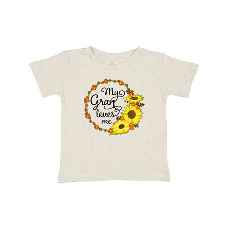 Inktastic My Gran Loves Me with Sunflower Wreath Gift Baby Boy or Baby Girl T-Shirt
Inktastic My Gran Loves Me with Sunflower Wreath Gift Baby Boy or Baby Girl T-Shirt