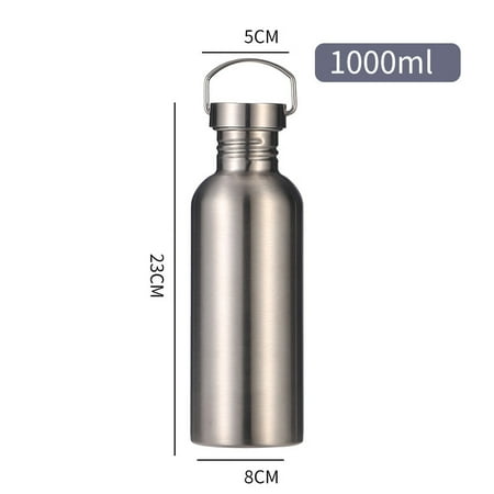 Ameiqe Portable Stainless Steel Water Bottle Drinking Bottle for Travel Sport Cycling Camping Bicycle Car(1000ml)
Ameiqe Portable Stainless Steel Water Bottle Drinking Bottle for Travel Sport Cycling Camping Bicycle Car(1000ml)
