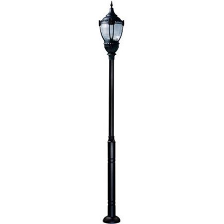 Dabmar Lighting GM8057-B Cast Aluminum Dark Top Acorn Fixture 50W Metal Halide, 120V - Black