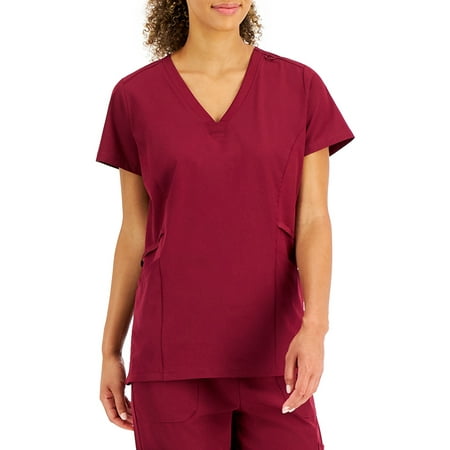 Hanes ComfortFit Stretch Women s and Women s Plus Vneck Rib Scrub Top