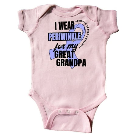 Inktastic I Wear Periwinkle For My Great Grandpa Stomach Cancer Awareness Gift Baby Boy or Baby Girl Bodysuit
Inktastic I Wear Periwinkle For My Great Grandpa Stomach Cancer Awareness Gift Baby Boy or Baby Girl Bodysuit